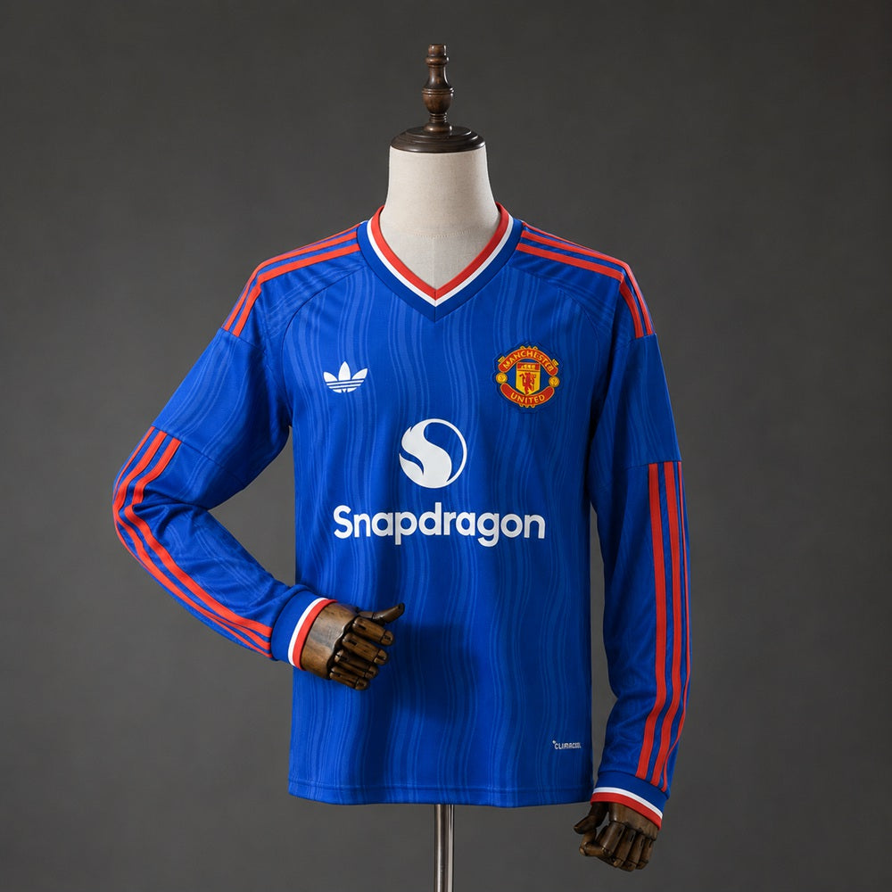 Camiseta Manchester United Visitante Manga Larga 26/27 Adultos