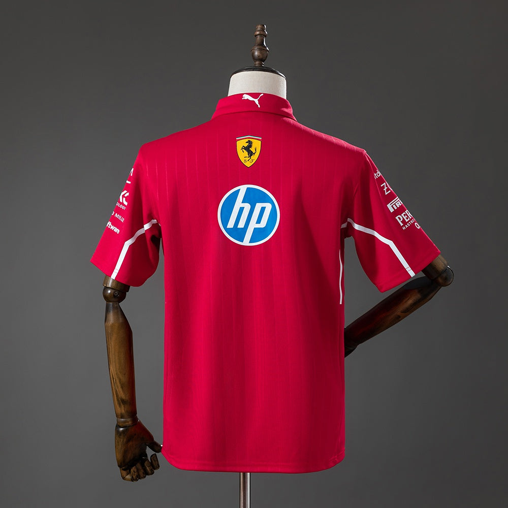 Camiseta Polo Scuderia Ferrari F1 2025 Red