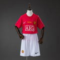 Camiseta + Short Manchester United Local 07/08 Niños