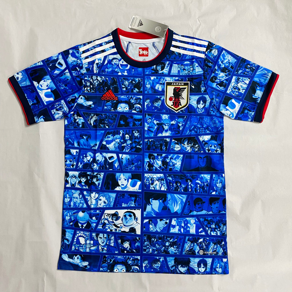 Camiseta Japón Edición Especial Anime Legends Manga Azul Adultos