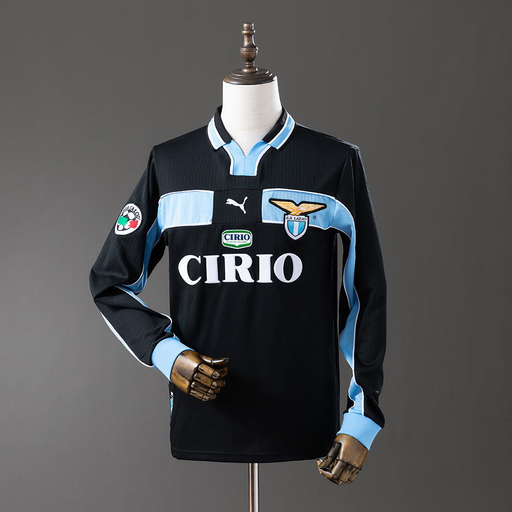 Camiseta Lazio 98/99 Visitante Adultos Manga Larga