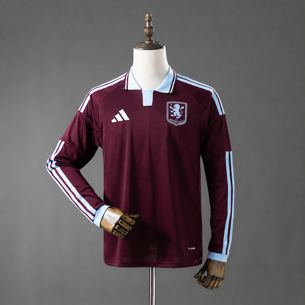 Camiseta Aston Villa Local Manga Larga 26/27 Adultos