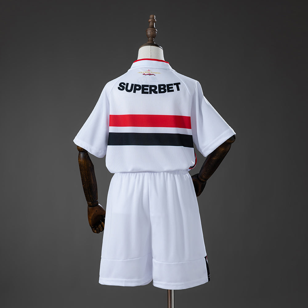 Camiseta + Short Sao Paulo Visitante 26/27 Niños