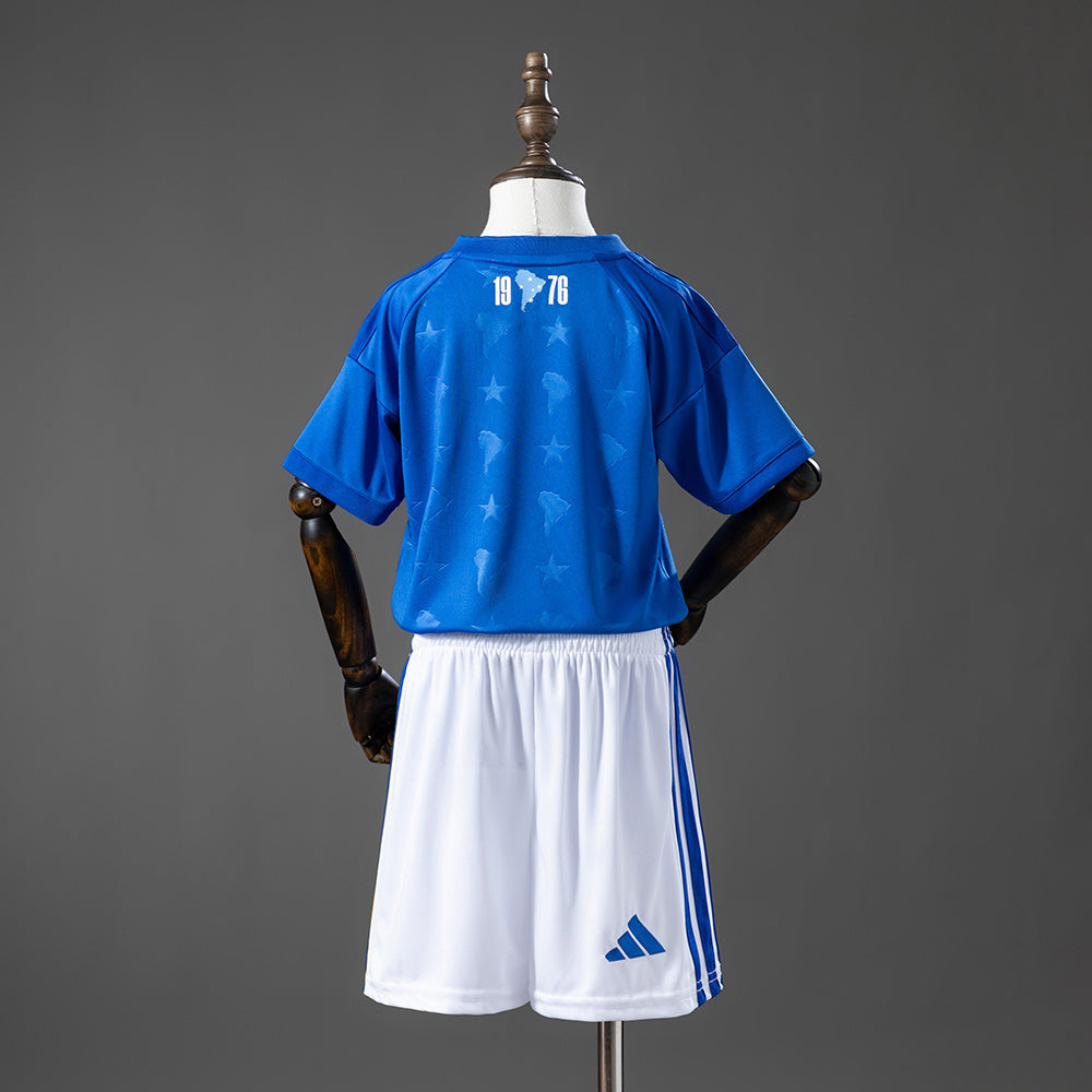 Camiseta + Short Cruzeiro Local 26/27 Niños