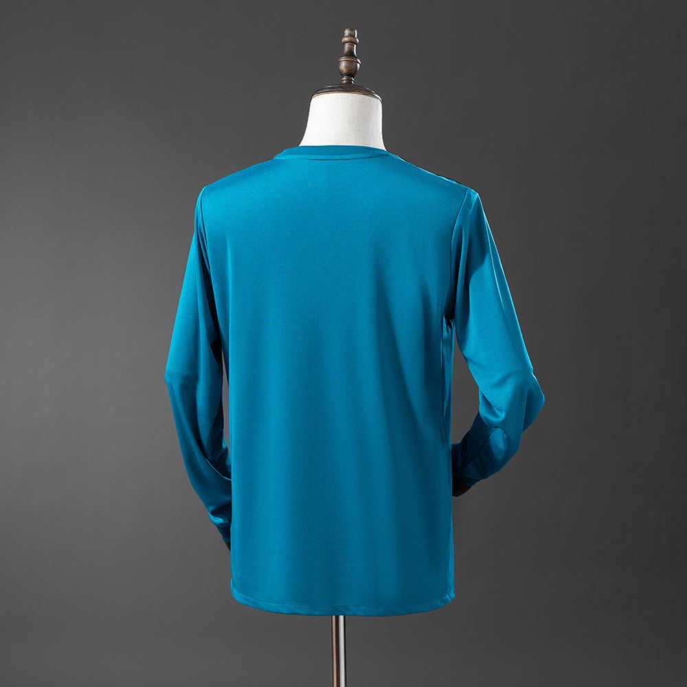 Camiseta Real Madrid 17/18 Visitante Manga Larga Adultos