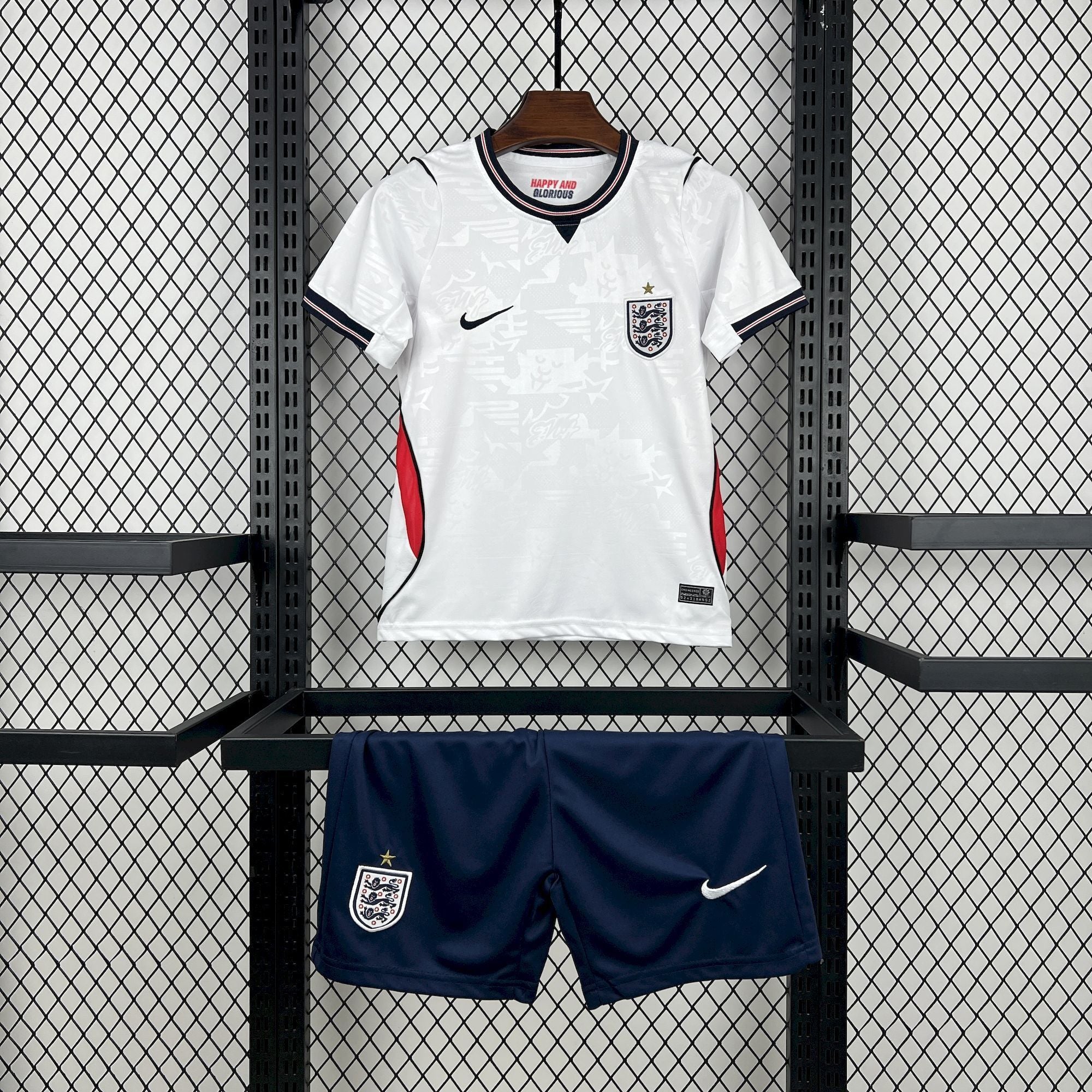 Camiseta + Short Inglaterra 26/27 Niños