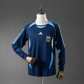 Camiseta Argentina 2006 Visitante Manga Larga Adultos