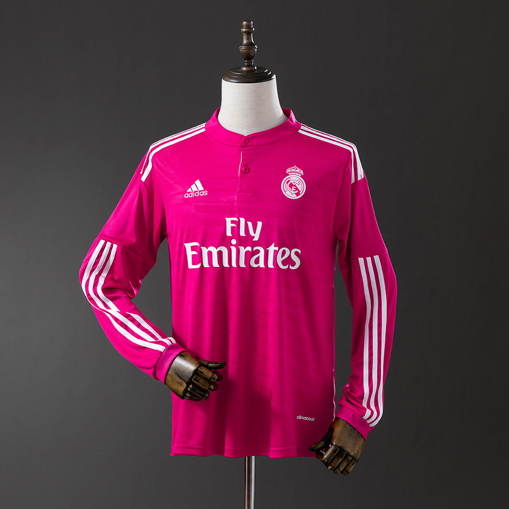 Camiseta Real Madrid 14/15 Visitante Manga Larga Adultos