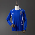 Camiseta Brasil Visitante 2002 Manga Larga Adultos