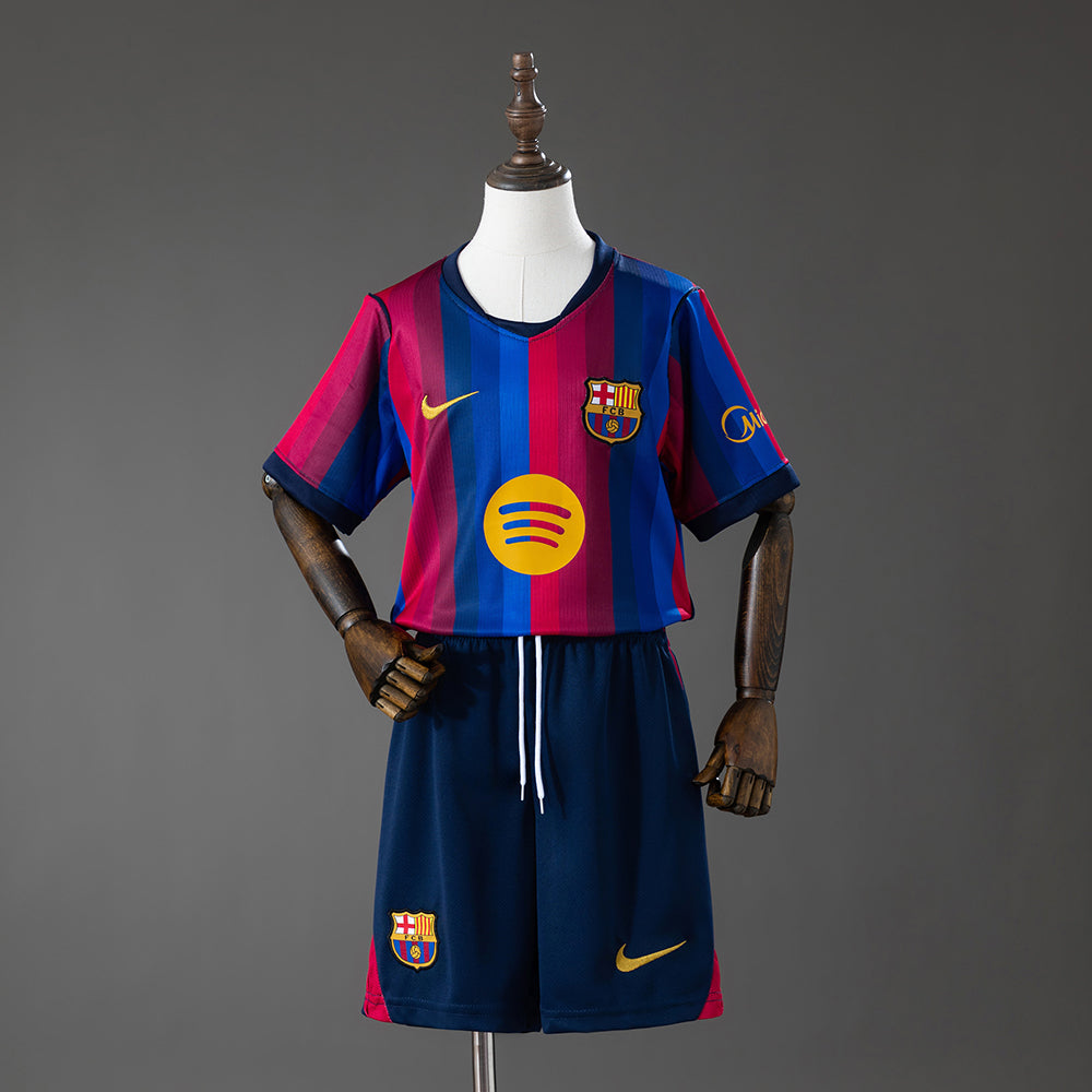 Camiseta + Short FC Barcelona Local 26/27 Niños