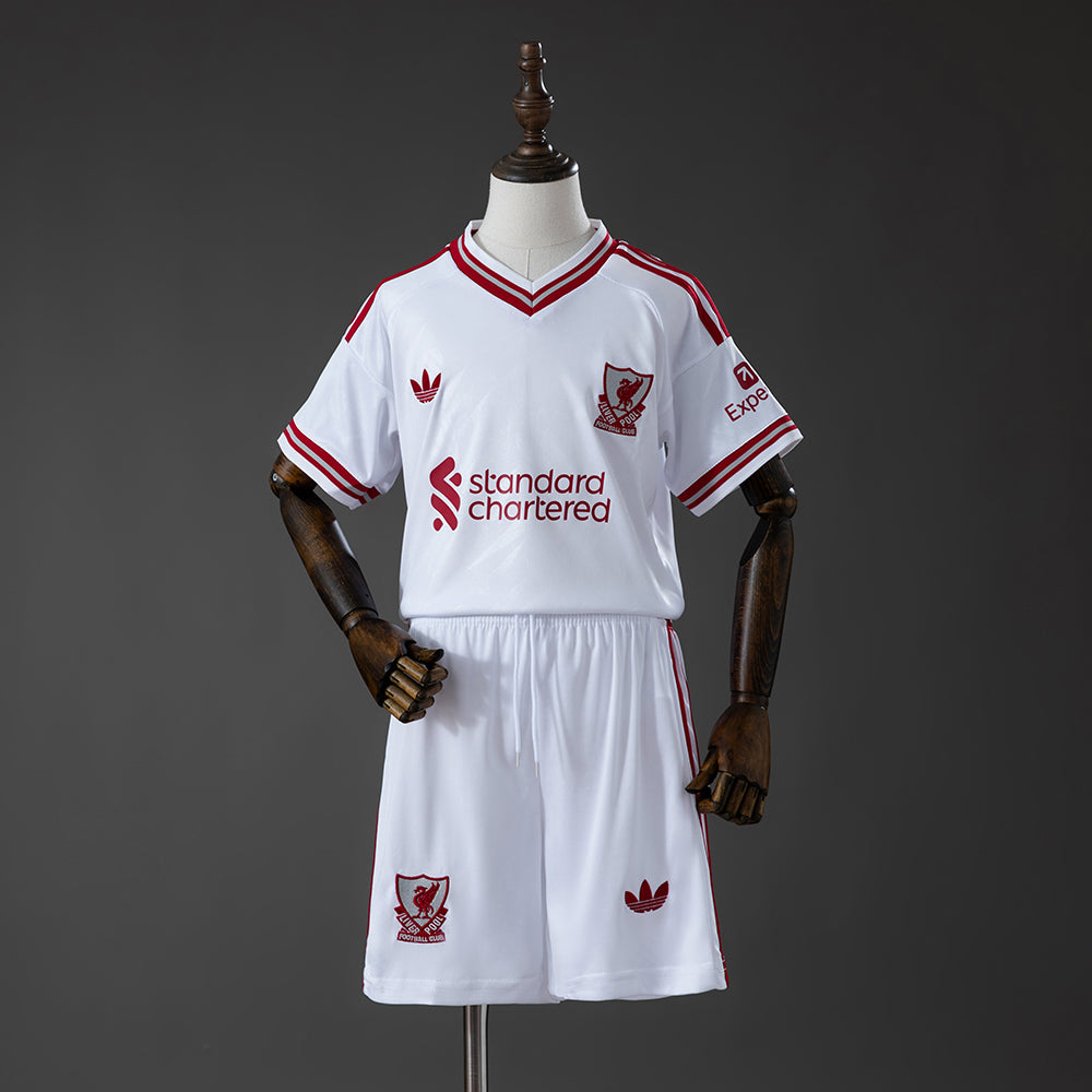 Camiseta + Short Liverpool Visitante 26/27 Niños