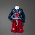 Camiseta + Short Atletico de Madrid Visitante SpiderMan Manga Larga 2004/05 Niños