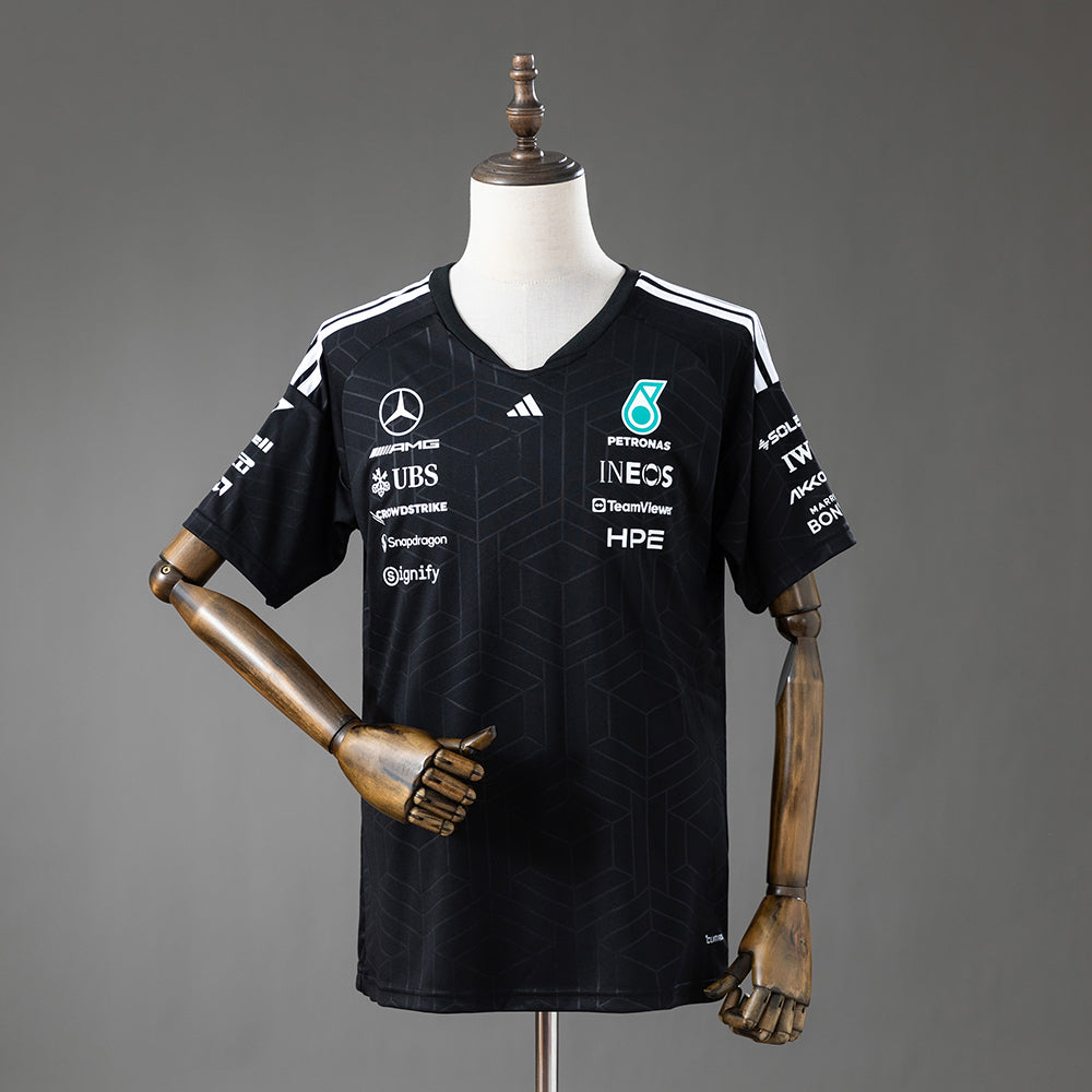 Camiseta Mercedes-AMG Team 2026 Petronas Corte V Black