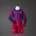 Camiseta + Short FC Barcelona 2005/06 Manga Larga Niños