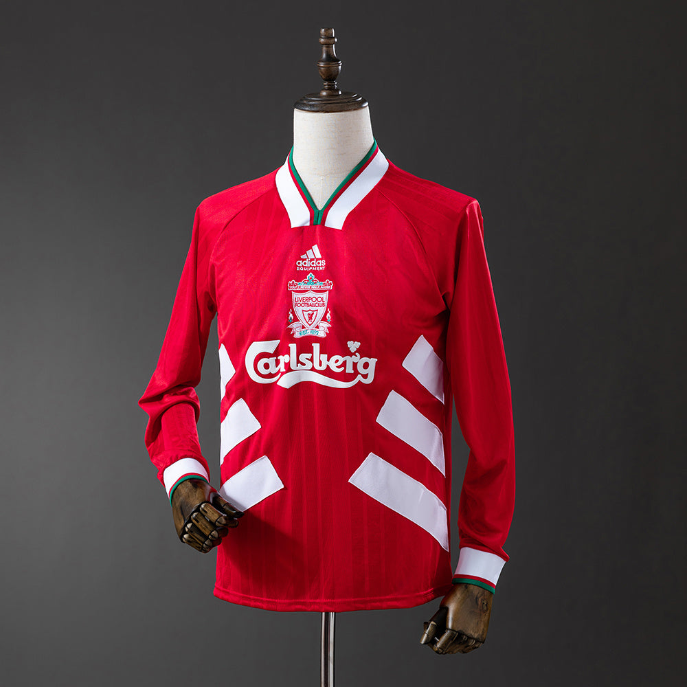 Camiseta Liverpool 93/95 Local Manga Larga Adultos