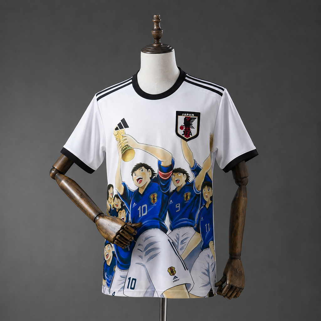 Camiseta Japón Edición Especial Super Campeones Oliver Atom Adultos