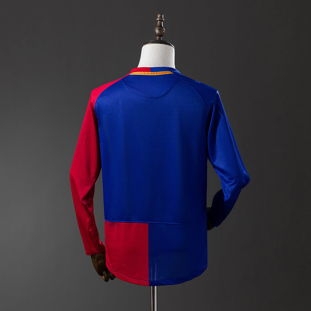Camiseta Barcelona 2008/2009 Manga Larga Local Adultos