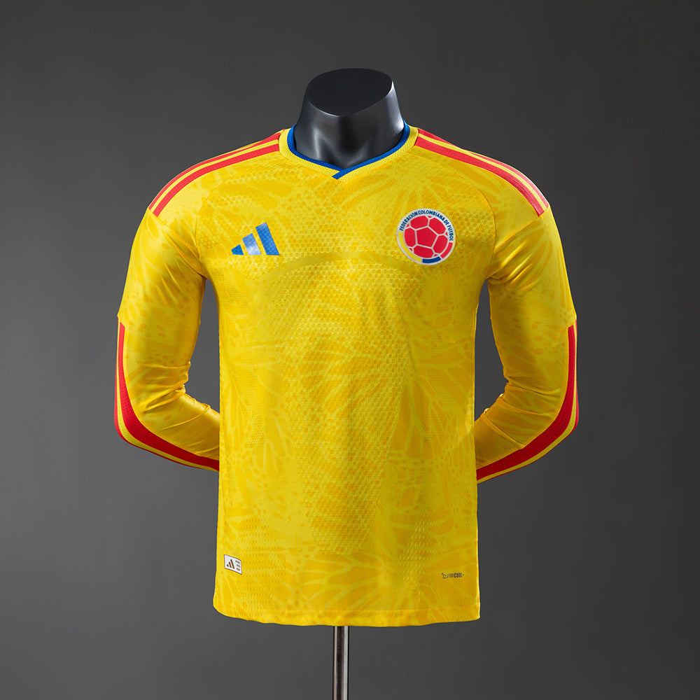 Camiseta Colombia Local 25/26 Adultos Manga Larga [PLAYER VESION]