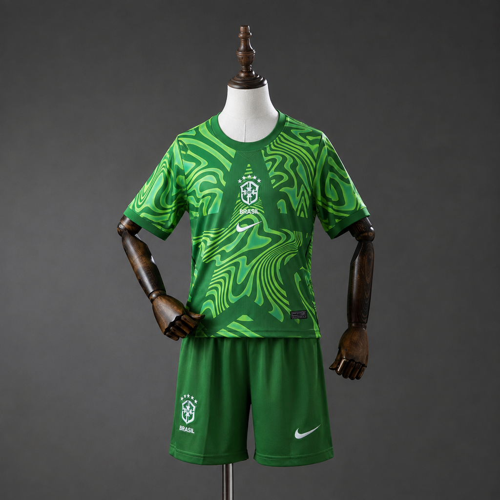 Camiseta + Short Brasil 26/27 Portero Niños