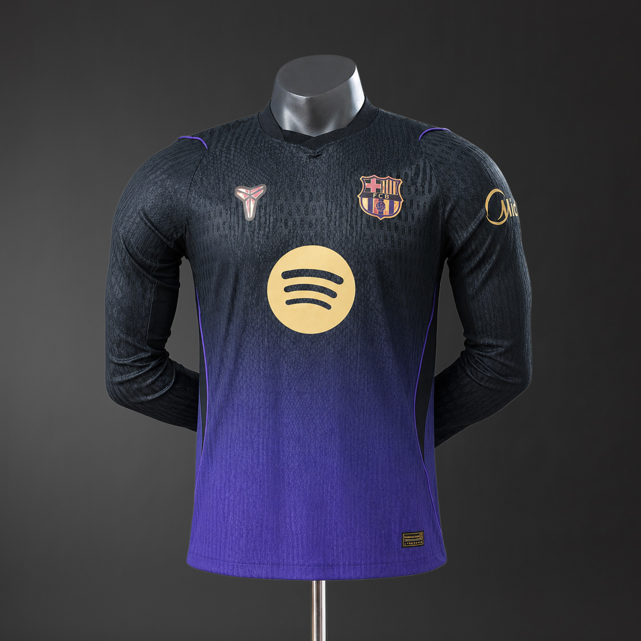 Camiseta Barcelona Visitante Manga Larga 26/27 Adultos [PLAYER VERSION]