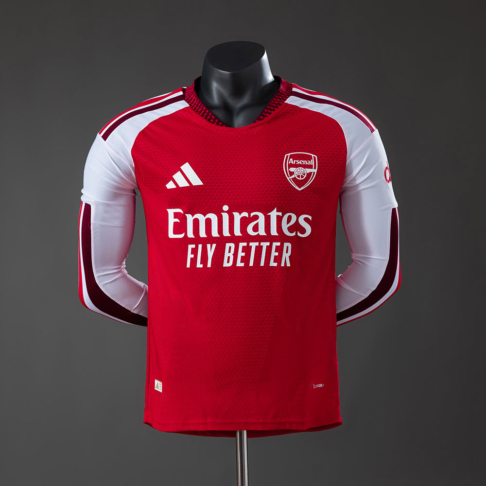 Camiseta Arsenal Local 26/27 Adultos Manga Larga [PLAYER VERSION]