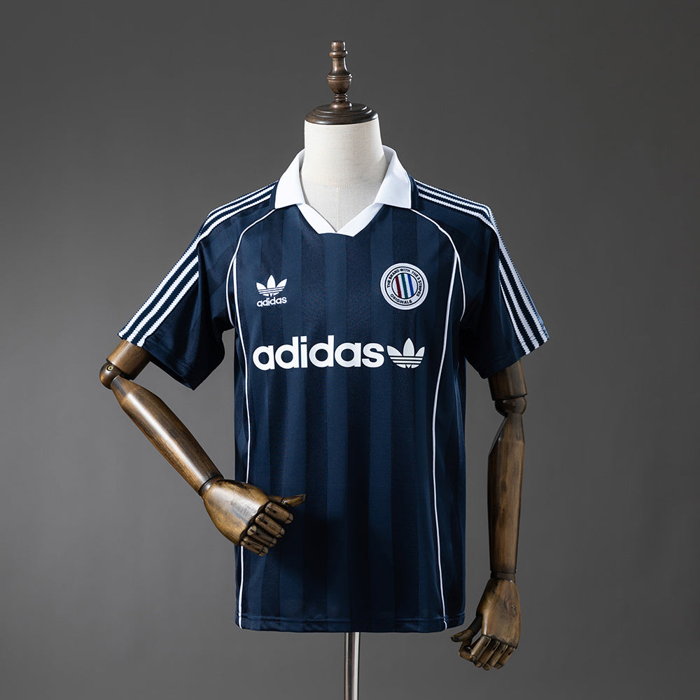 Camiseta Originals Classic Three Stripes Blue Navy Adultos