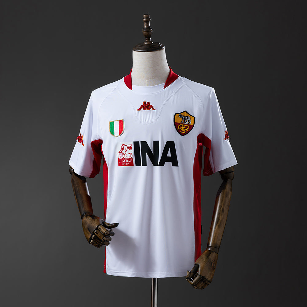 Camiseta Roma Visitante 2001/02 Adultos