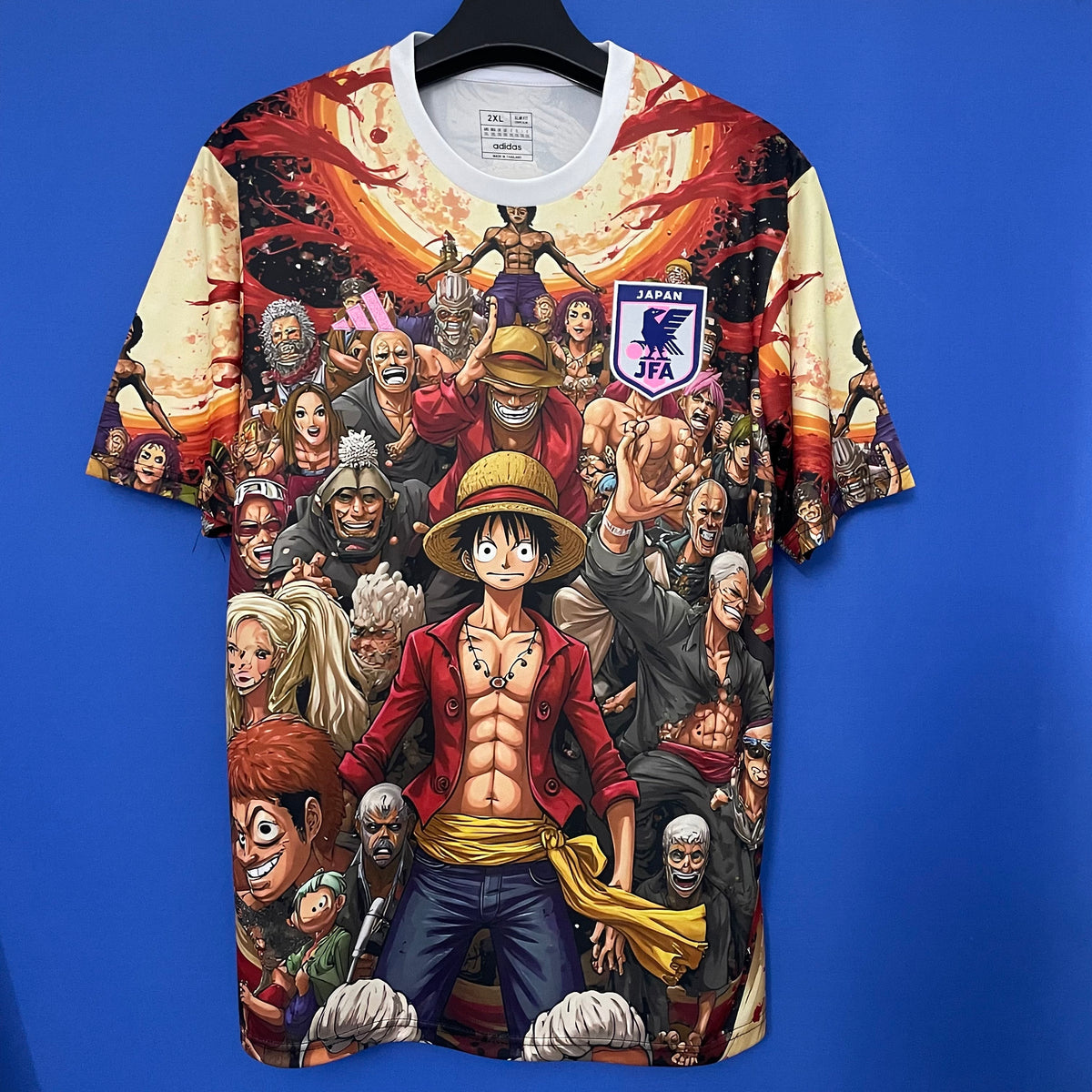 Camiseta Japón Edición Especial One Piece Luffy Gran Tripulación Adultos