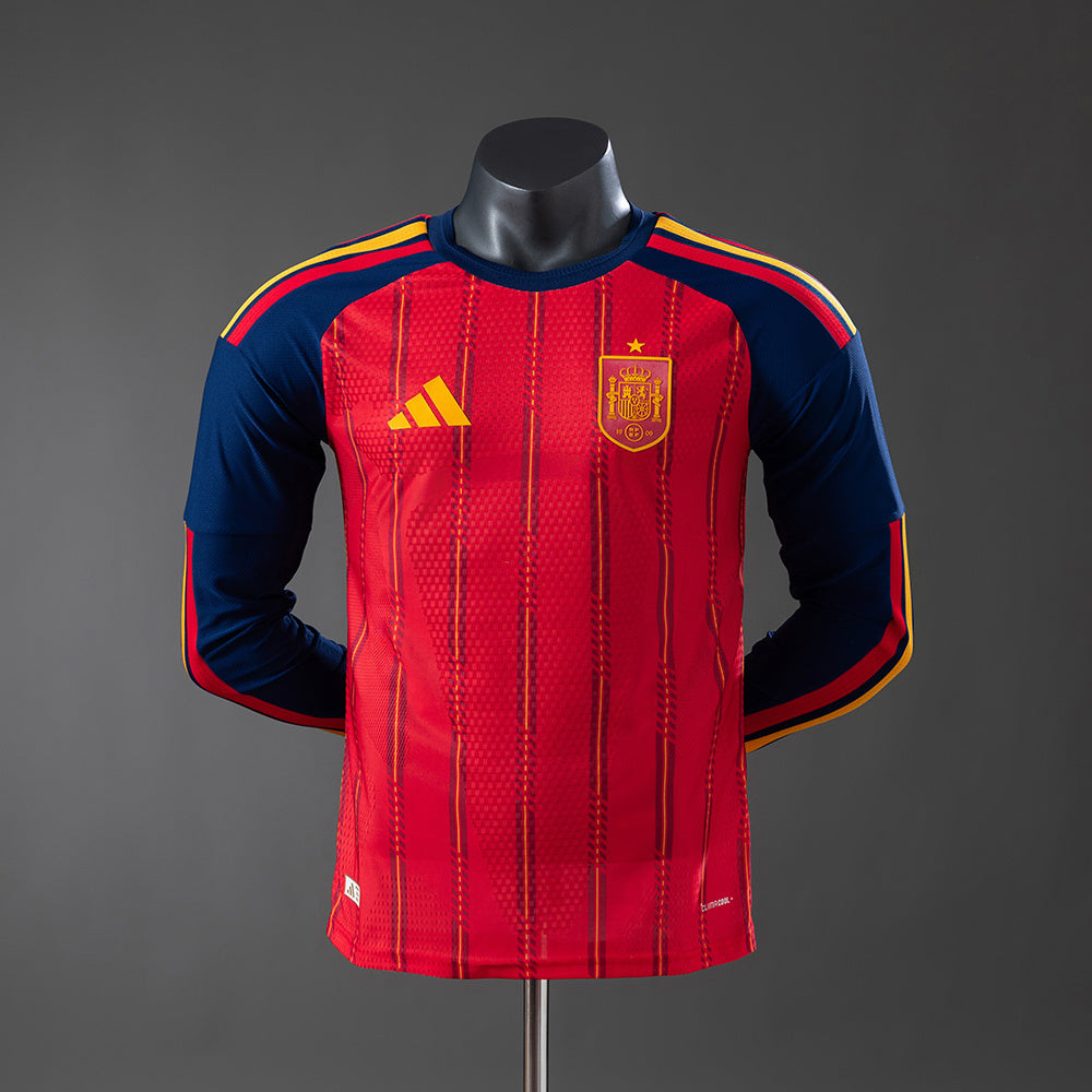 Camiseta España Local 26/27 Adultos Manga Larga [PLAYER VESION]