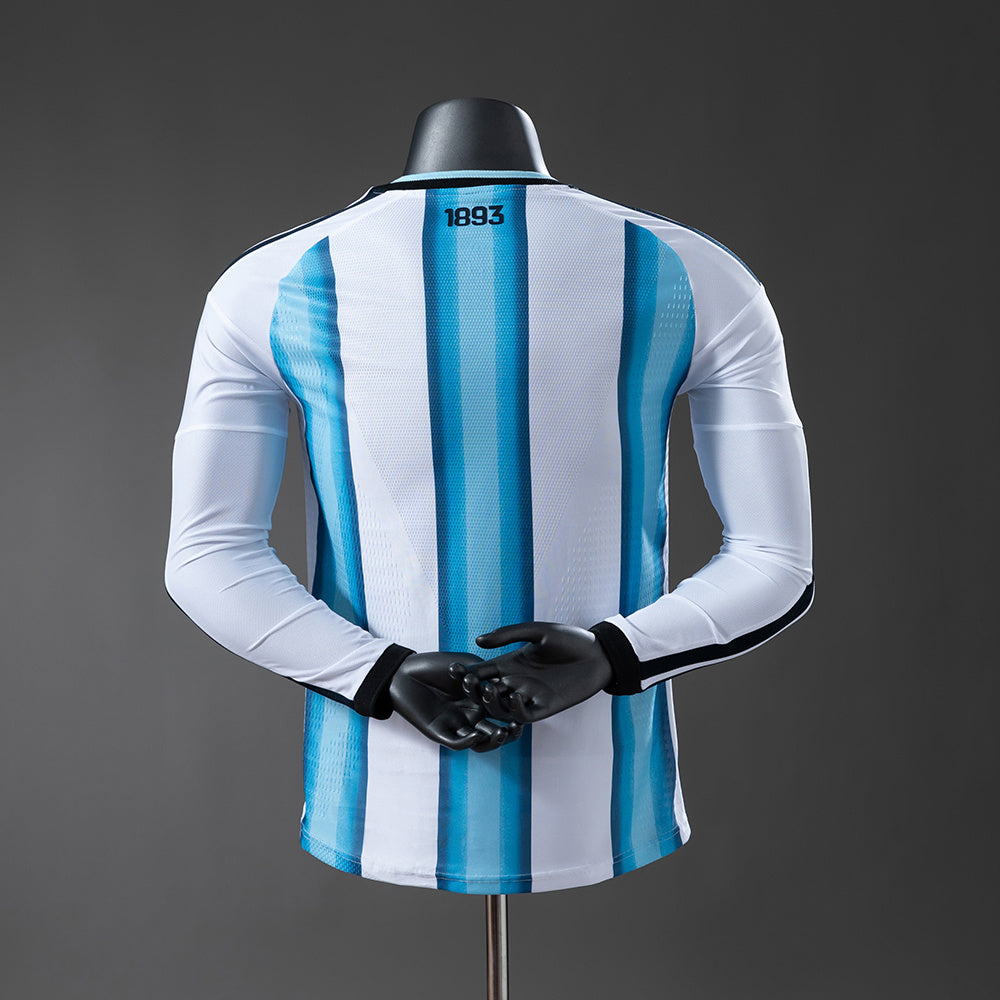 Camiseta Argentina Local 26/27 Adultos Manga Larga [PLAYER VESION]