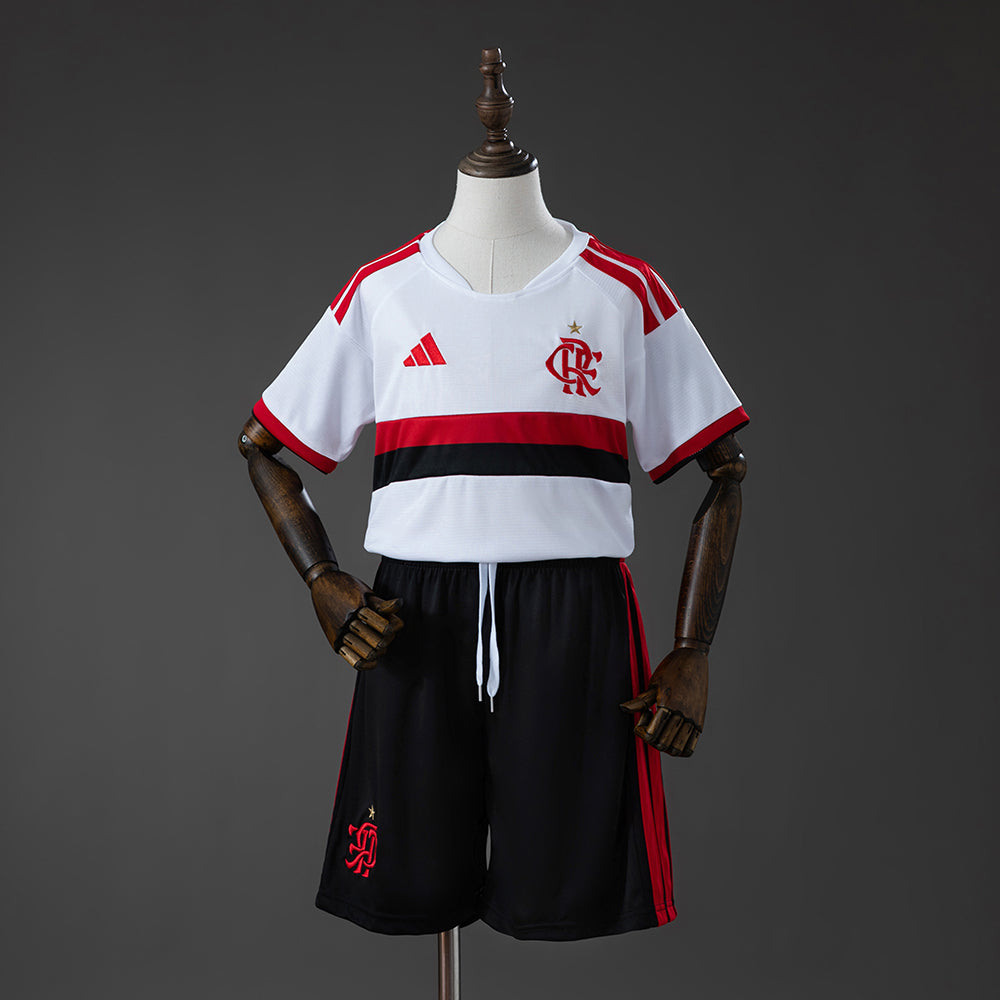 Camiseta + Short Flamengo Visitante 26/27 Niños