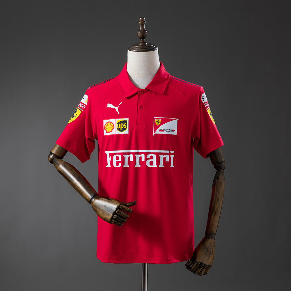 Camiseta Polo Scuderia Ferrari F1 2025 Red