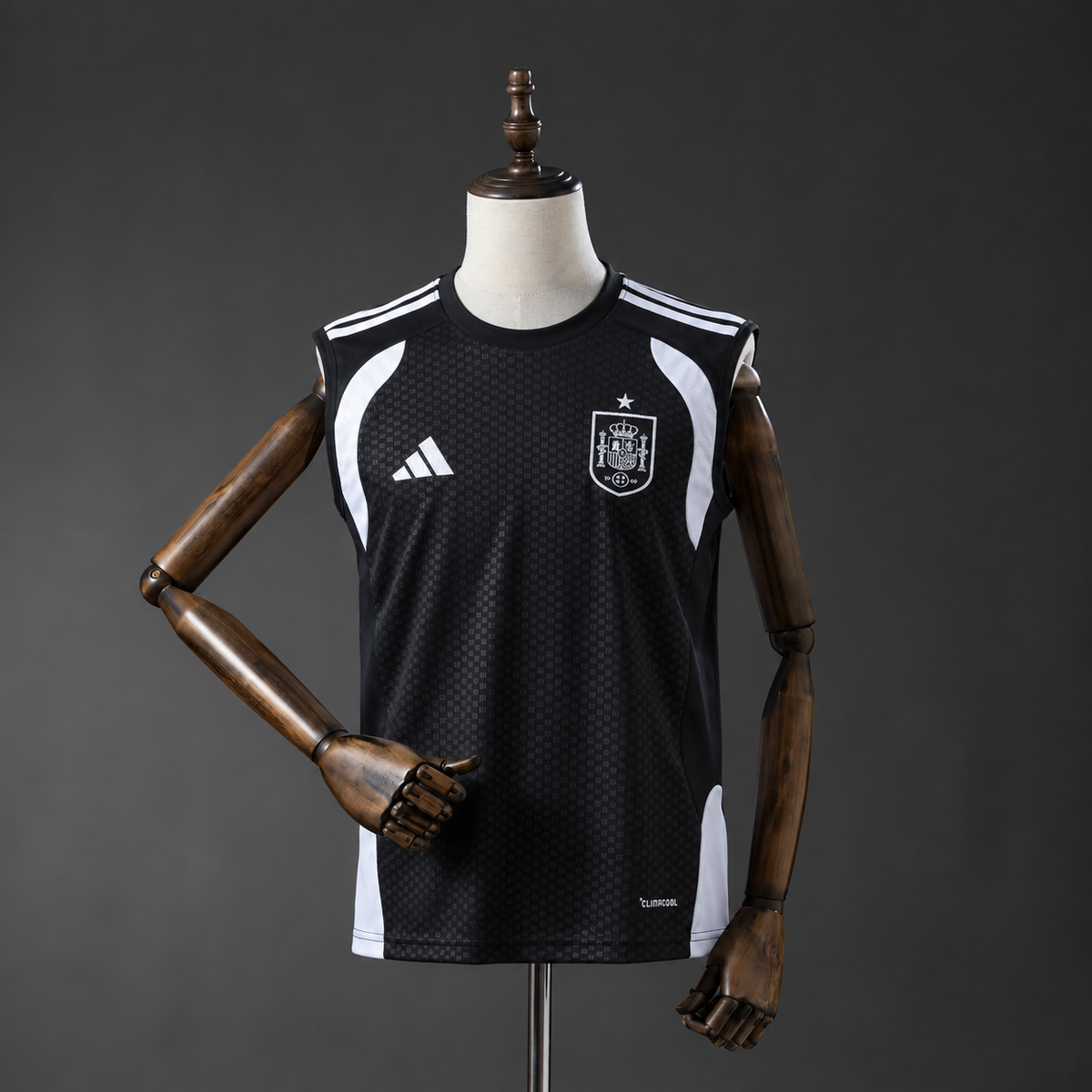 Camiseta España Entrenamiento Black Sin Mangas 26/27