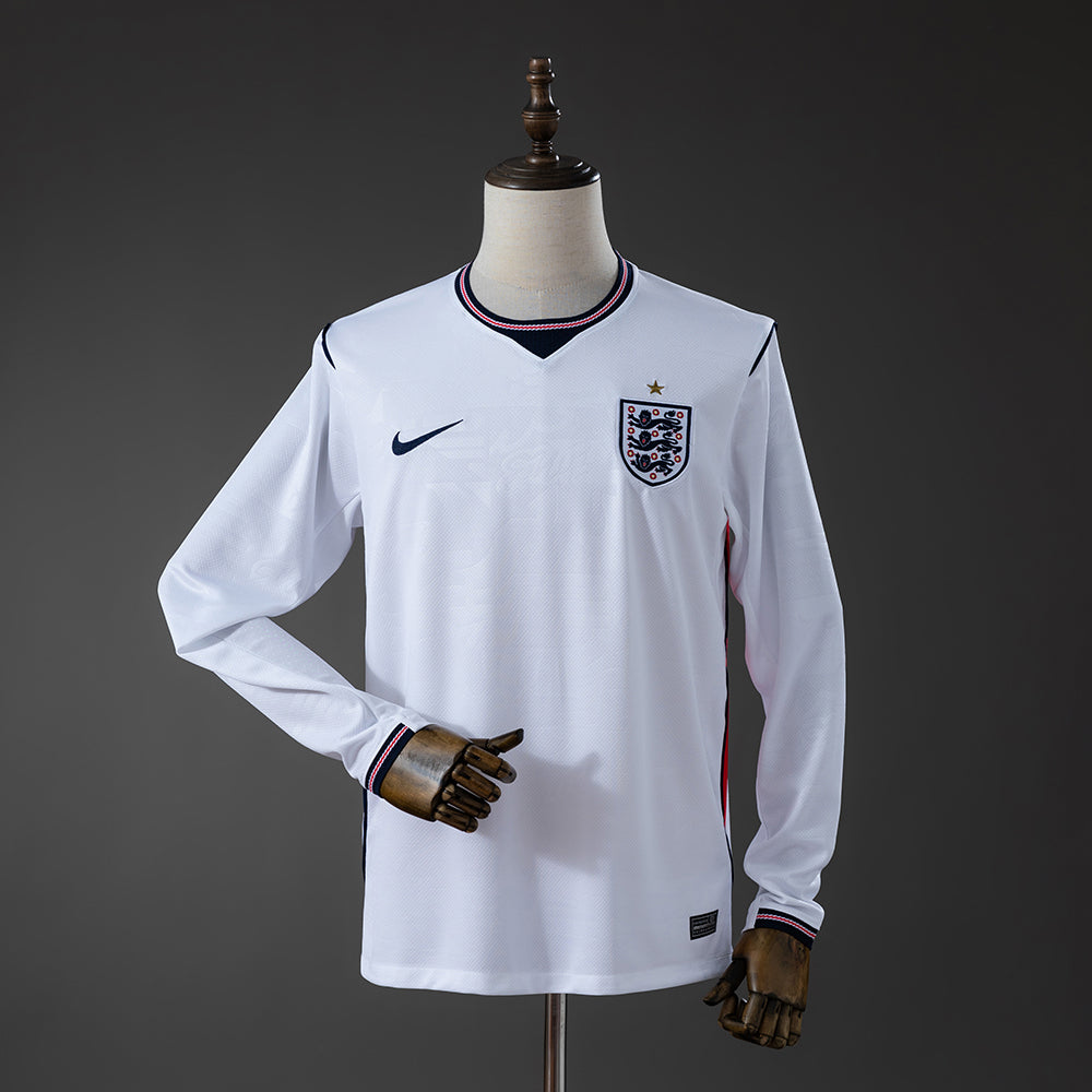 Camiseta Inglaterra Local 26/27 Adultos Manga Larga