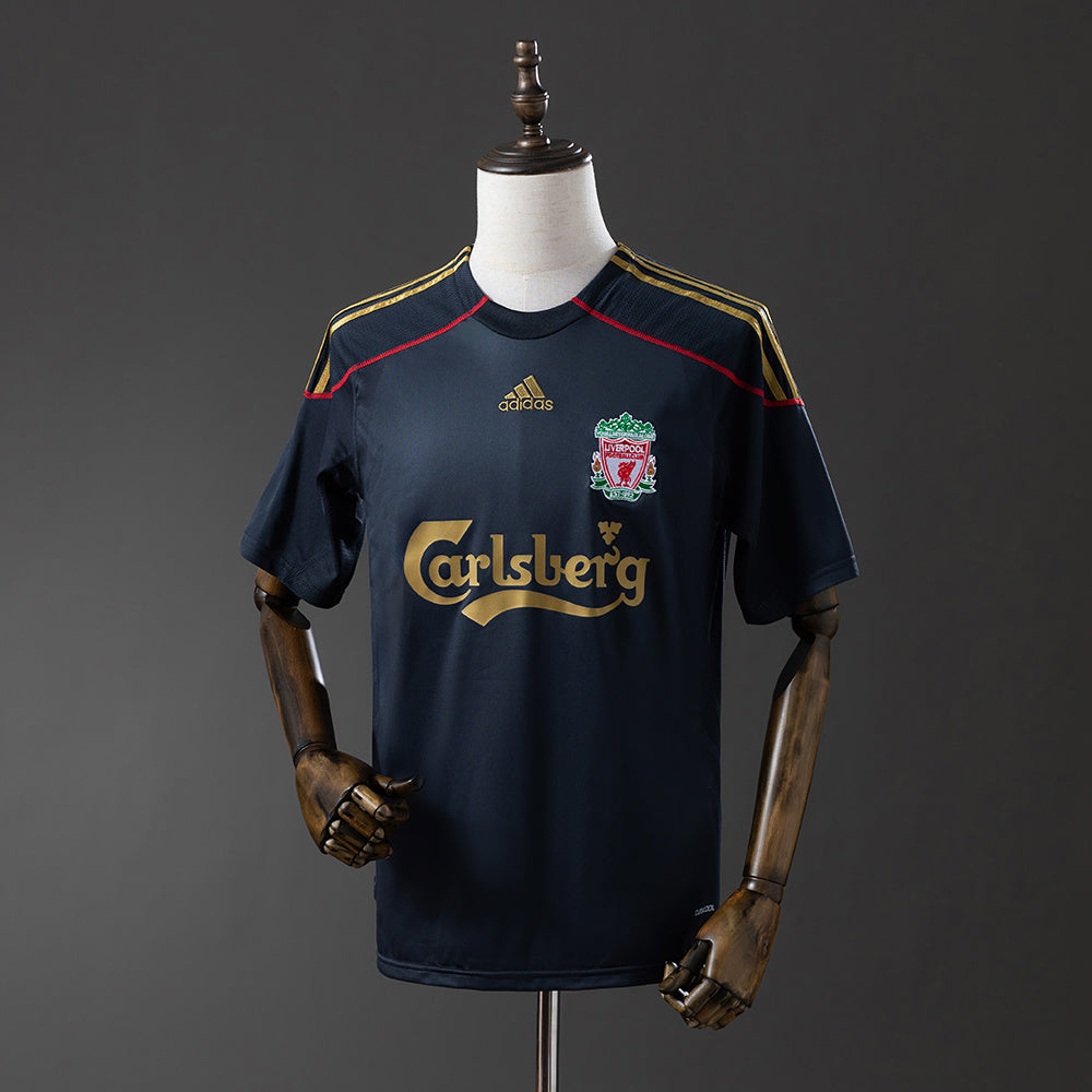 Camiseta Liverpool 2009/10 Visitante Adultos