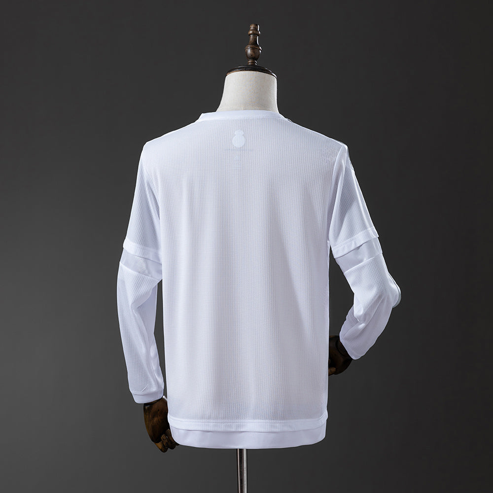 Camiseta Real Madrid 15/16 Local Manga Larga Adultos