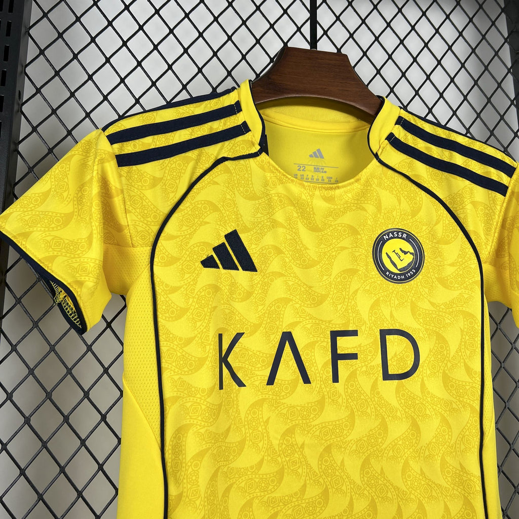 Camiseta + Short Al Nassr 25/26 Niños