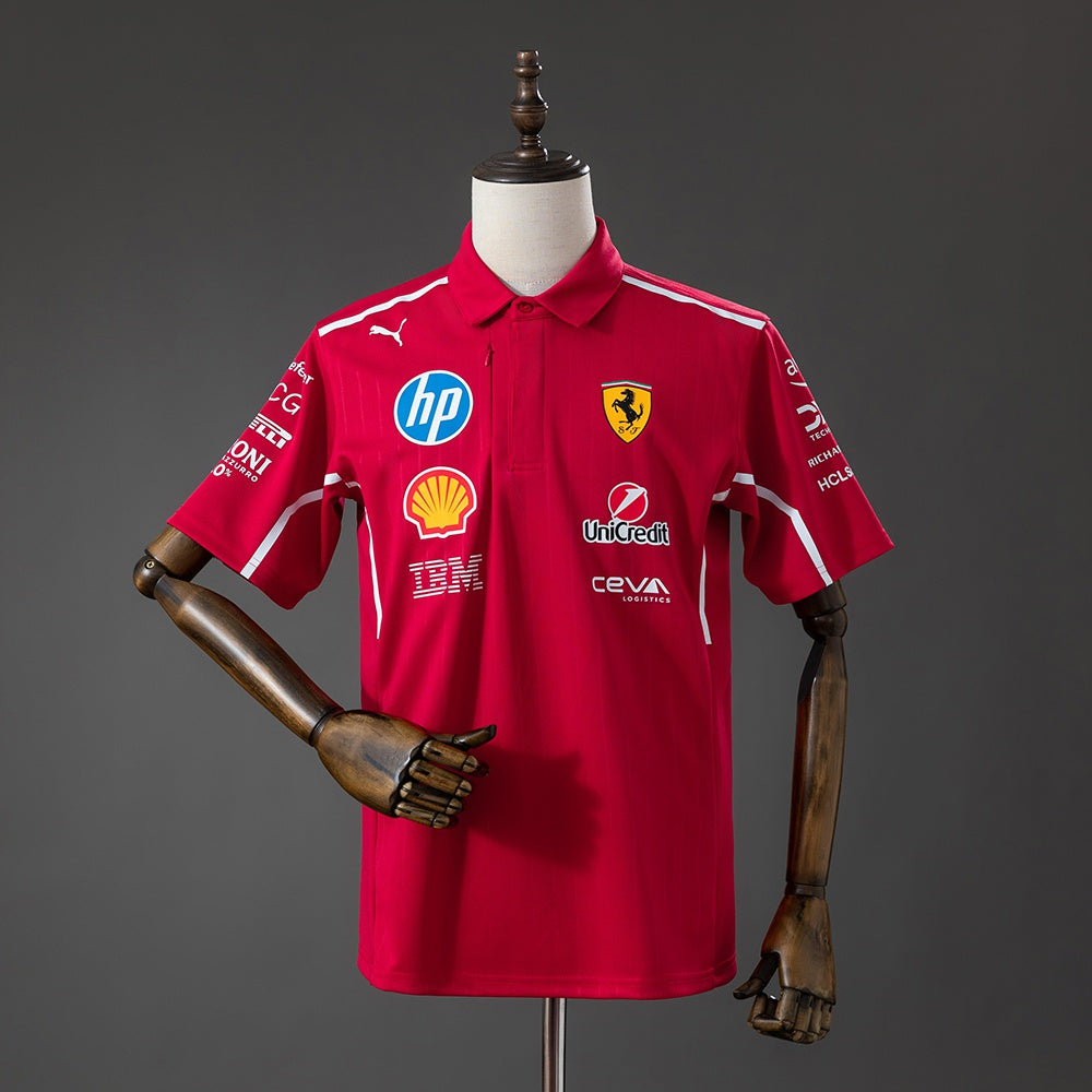 Camiseta Polo Scuderia Ferrari F1 2025 Red