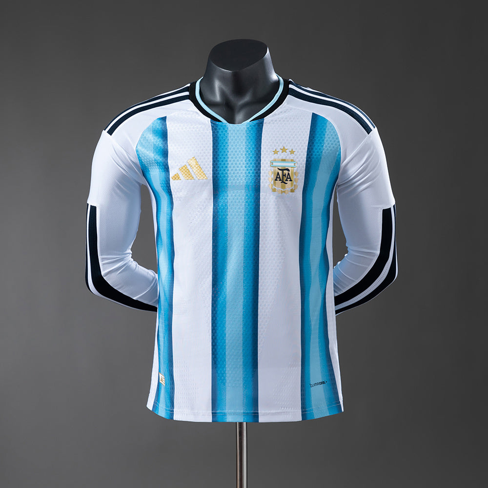 Camiseta Argentina Local 26/27 Adultos Manga Larga [PLAYER VESION]