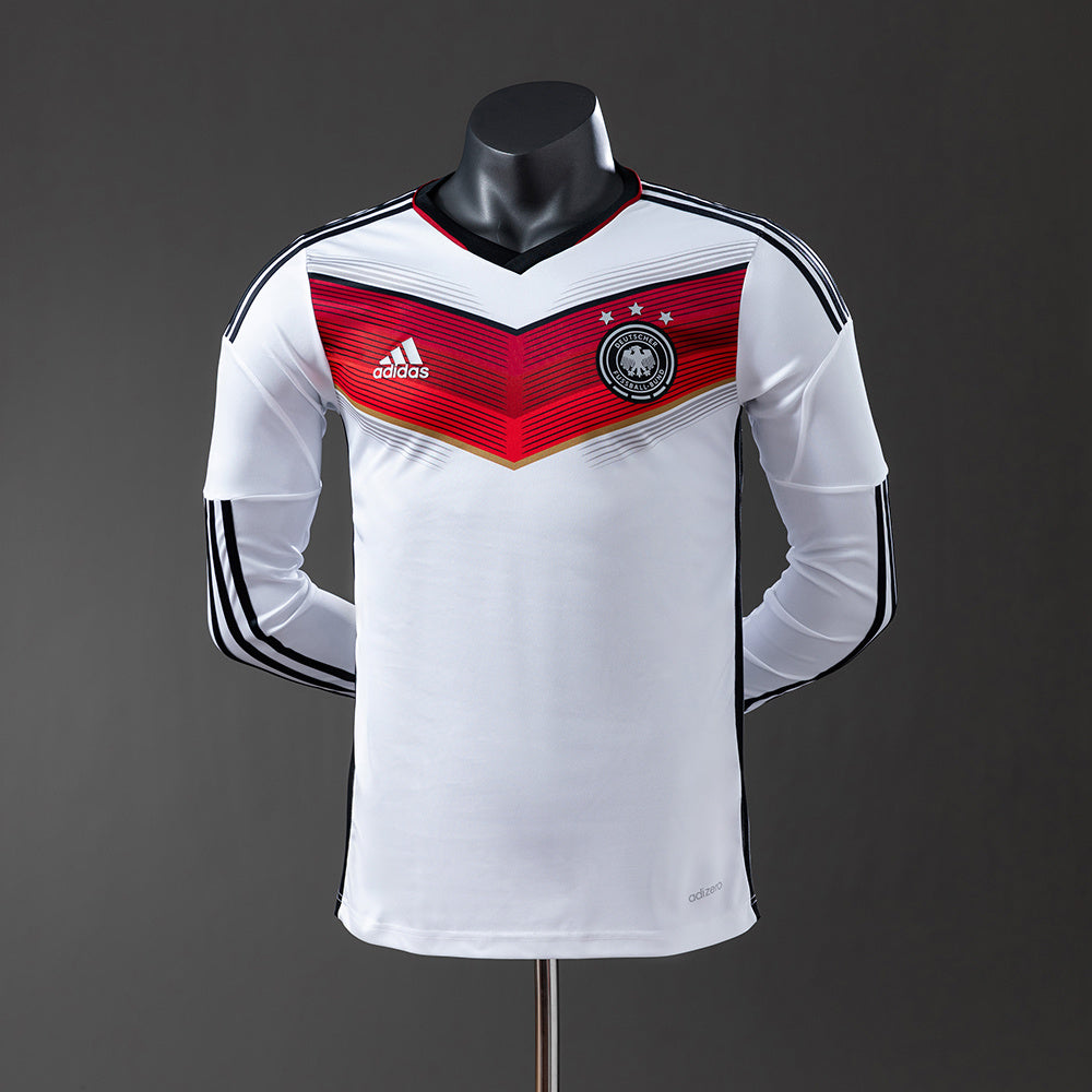 Camiseta Alemania Local 2014 Adultos Manga Larga [PLAYER VERSION]