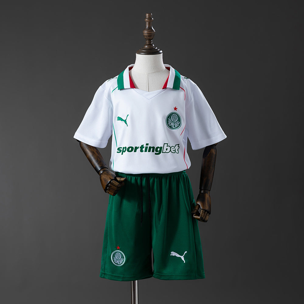 Camiseta + Short Palmeiras Visitante 26/27 Niños