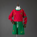 Camiseta + Short Portugal Manga Larga 2004 Niños